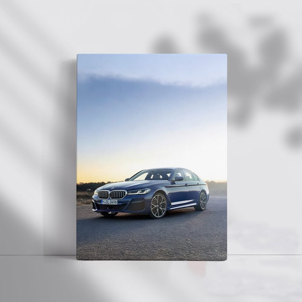 BMW 5 Series Sedan Blue - Elegant and Powerful Design