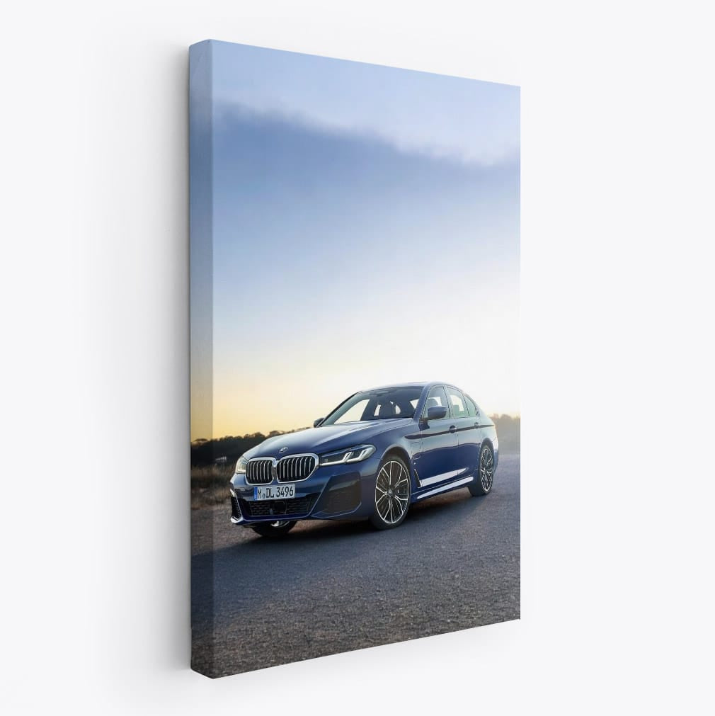 BMW 5 Series Sedan Blue - Elegant and Powerful Design