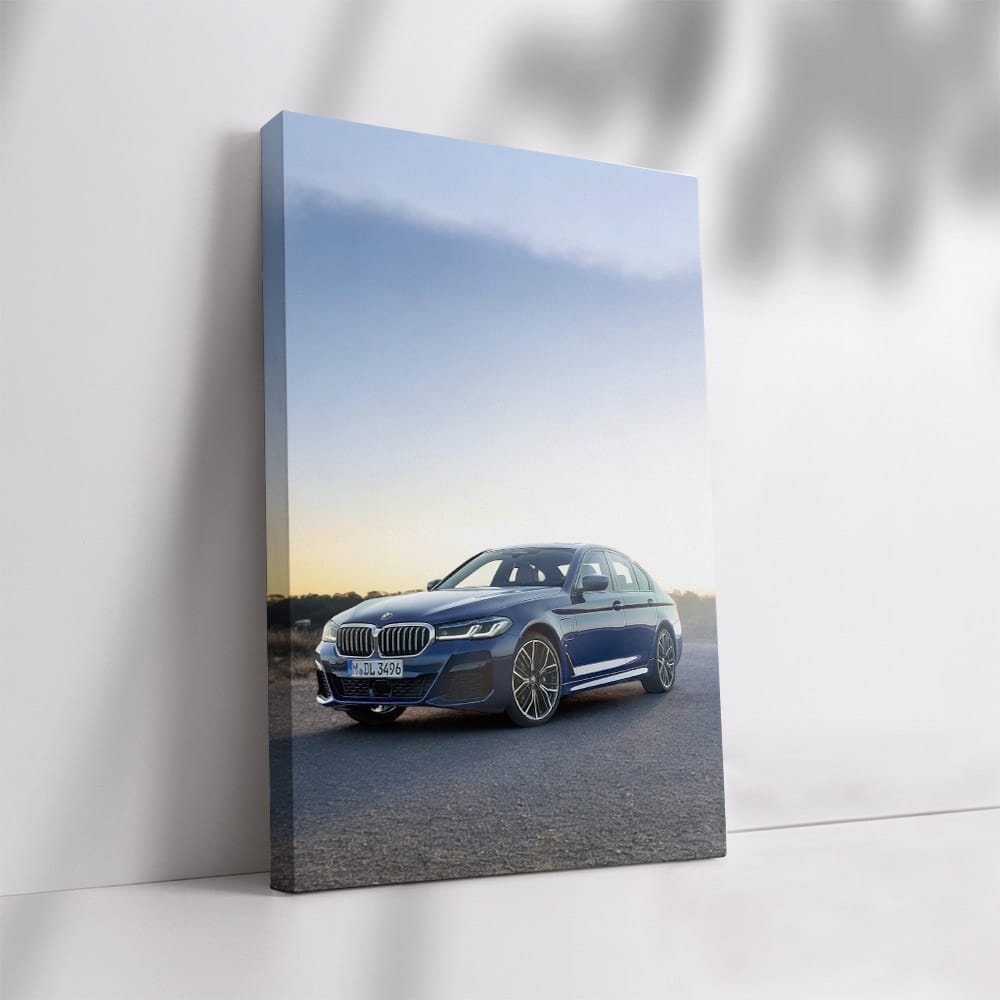 BMW 5 Series Sedan Blue - Elegant and Powerful Design