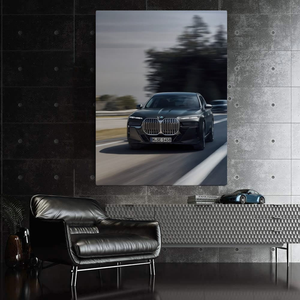 BMW 7 Series Black Luxury Sedan - Elegance and Performance