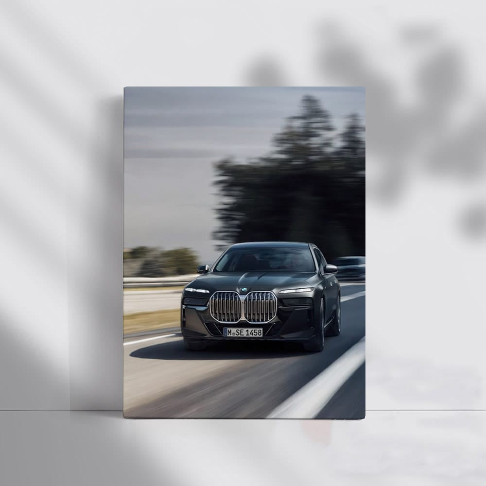 BMW 7 Series Black Luxury Sedan - Elegance and Performance