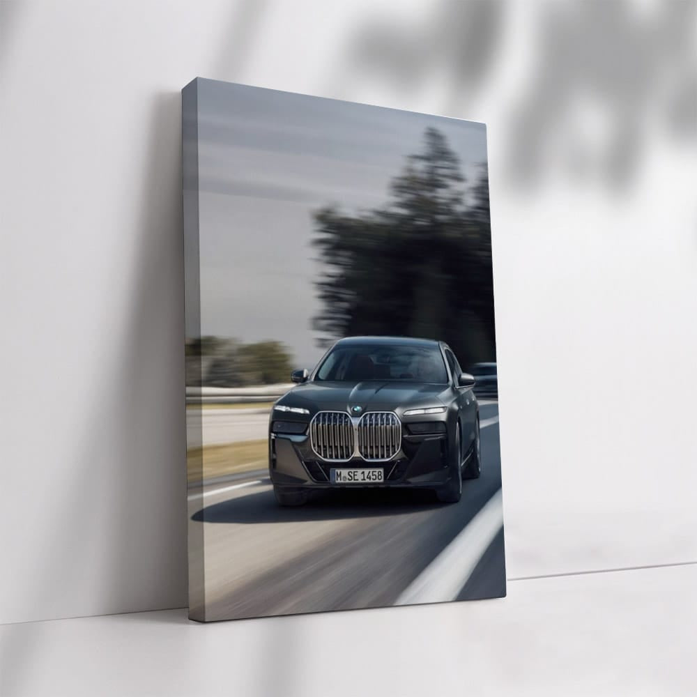 BMW 7 Series Black Luxury Sedan - Elegance and Performance