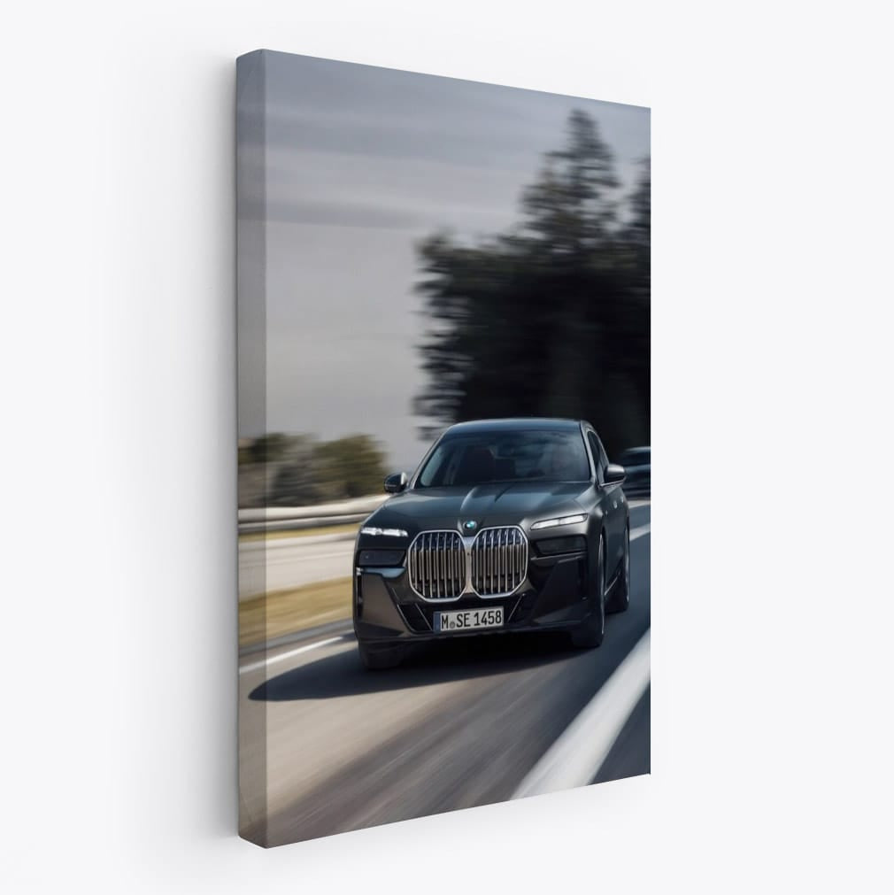 BMW 7 Series Black Luxury Sedan - Elegance and Performance