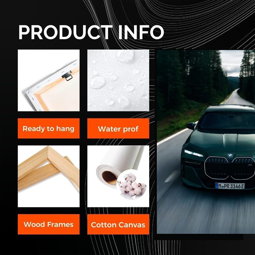 BMW 7 Series in Forest: Elegance Meets Nature