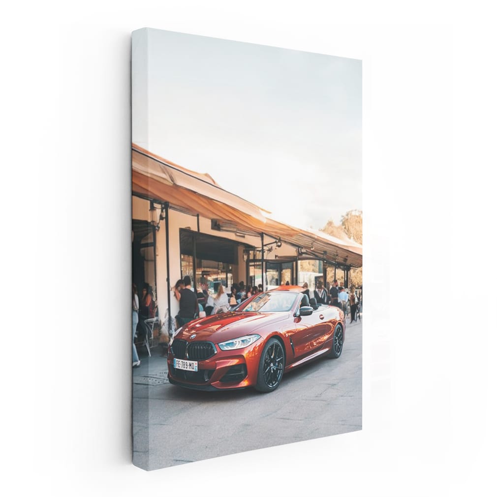 BMW 8 Series Convertible in Dark Orange - Bold Elegance