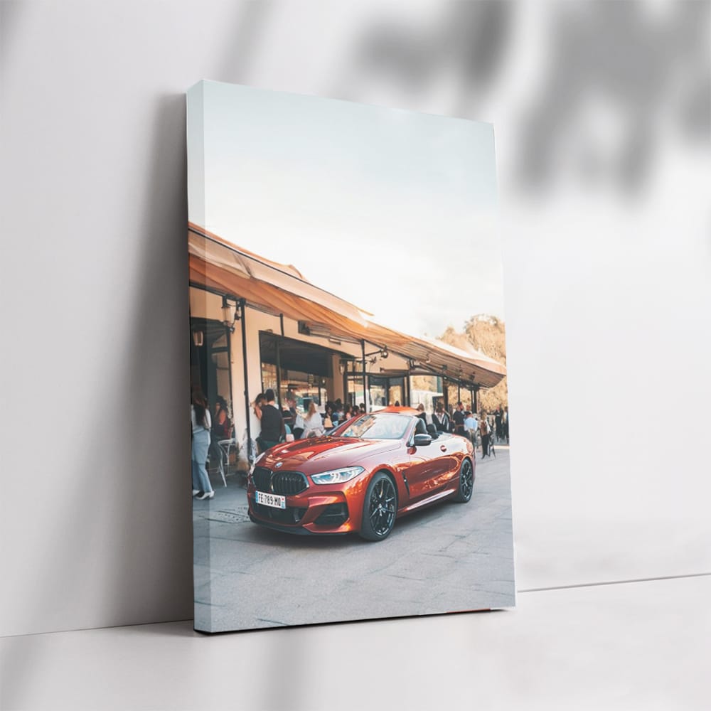 BMW 8 Series Convertible in Dark Orange - Bold Elegance