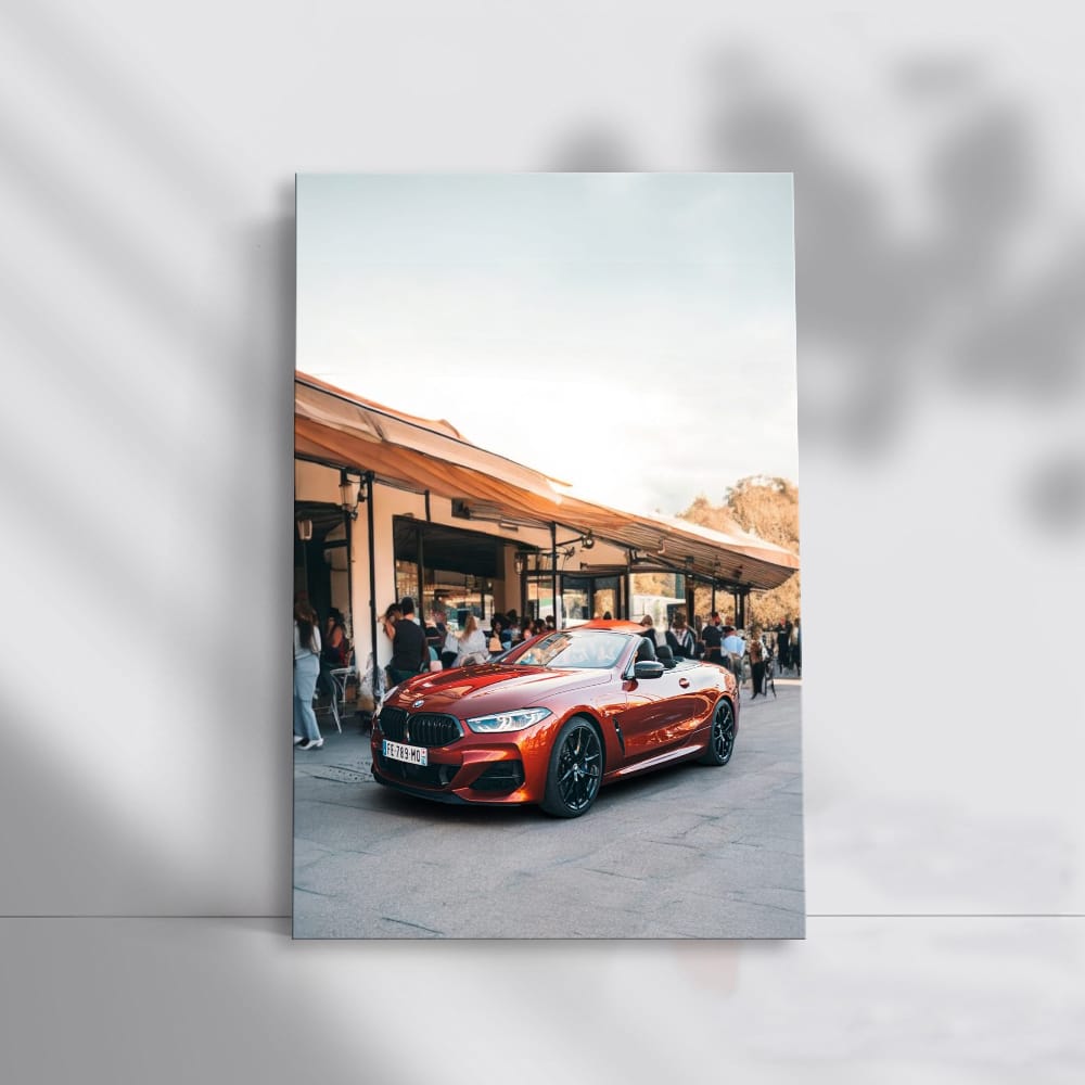 BMW 8 Series Convertible in Dark Orange - Bold Elegance