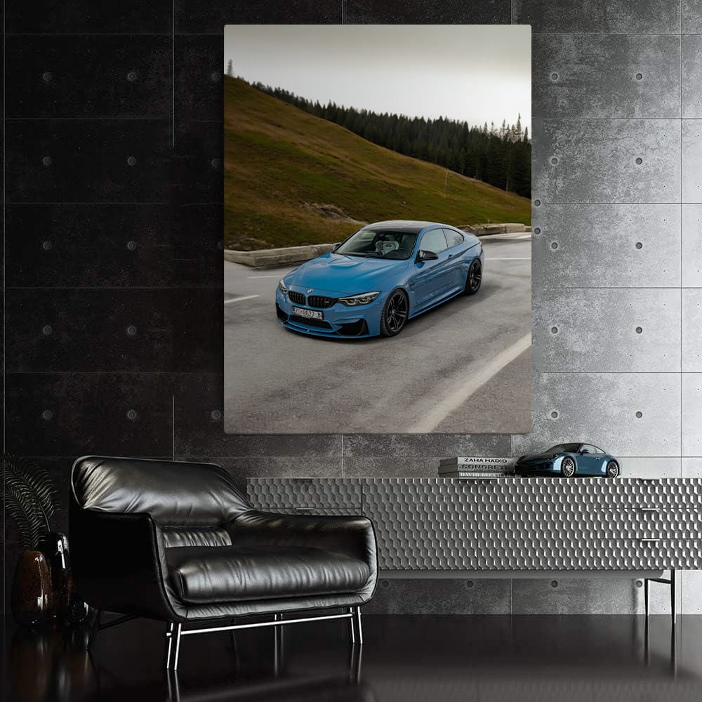 Blue BMW F82 M4 Competition - Peak Performance Redefined