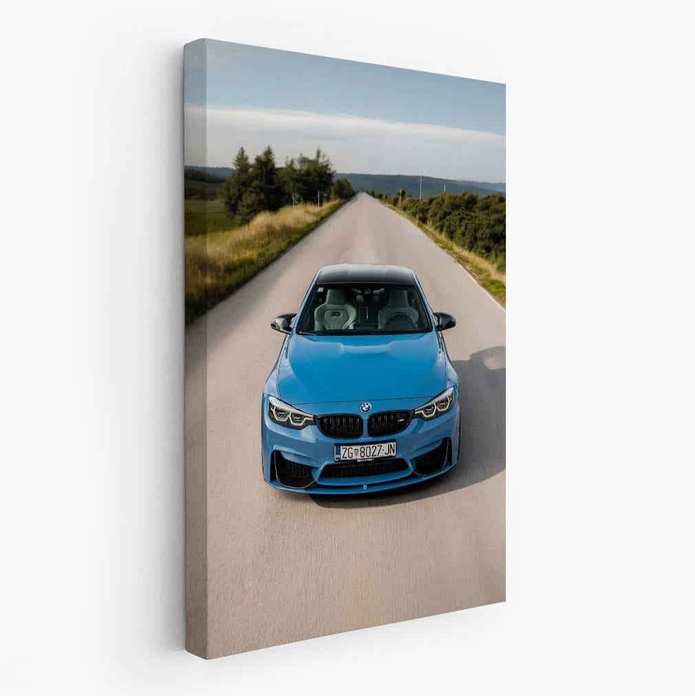 Blue BMW F82 M4 Competition - Performance and Style