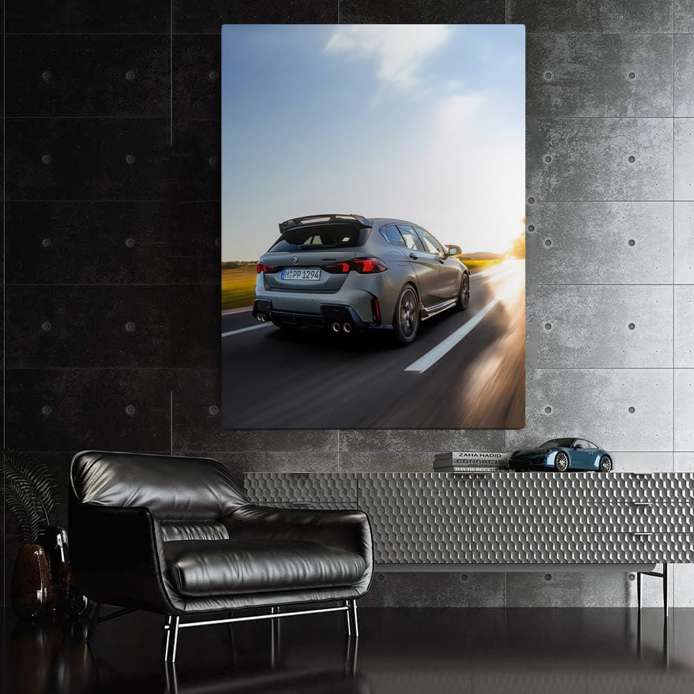 Grey BMW M135: Sleek Performance and Style