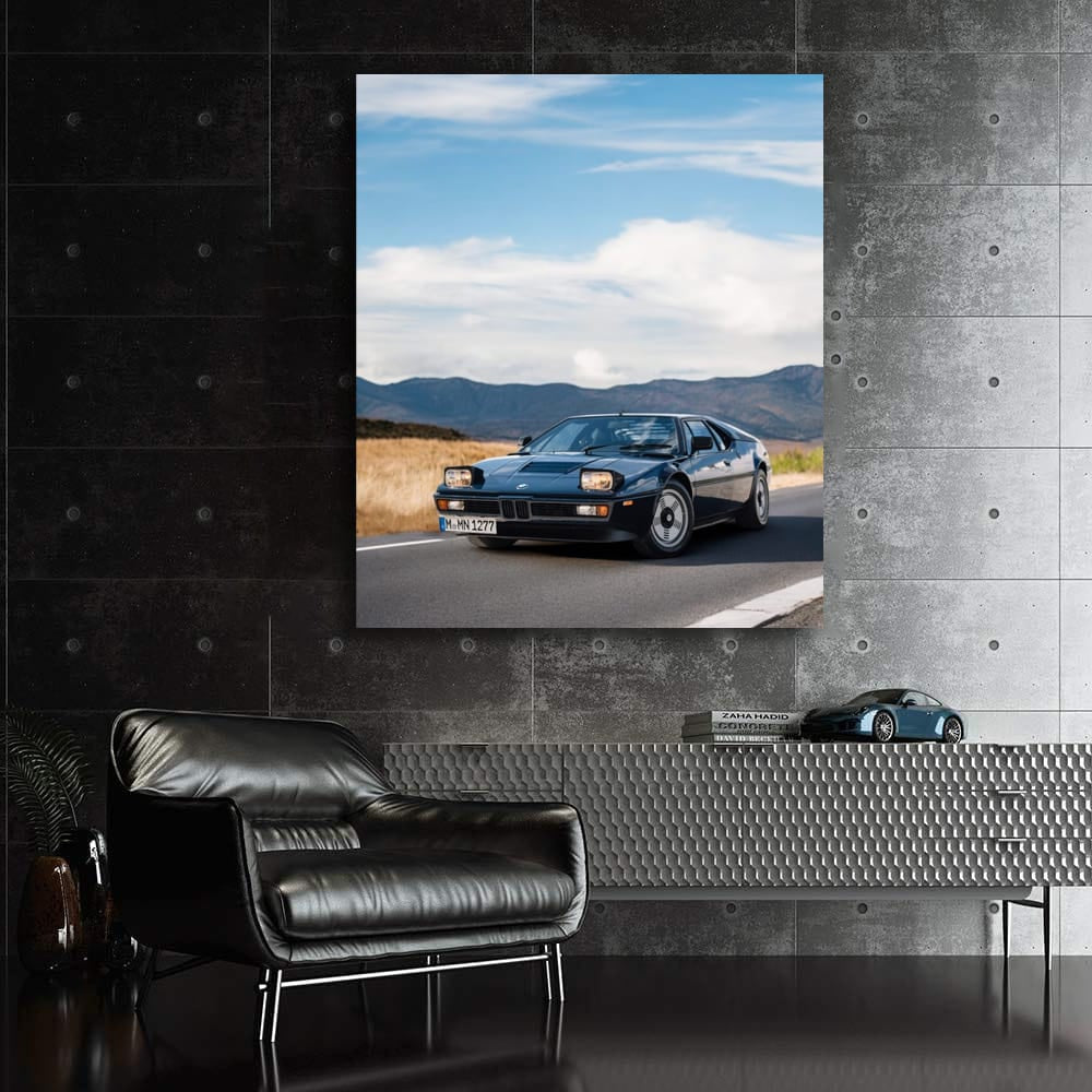 Classic Black BMW M1: Timeless Elegance in Motion