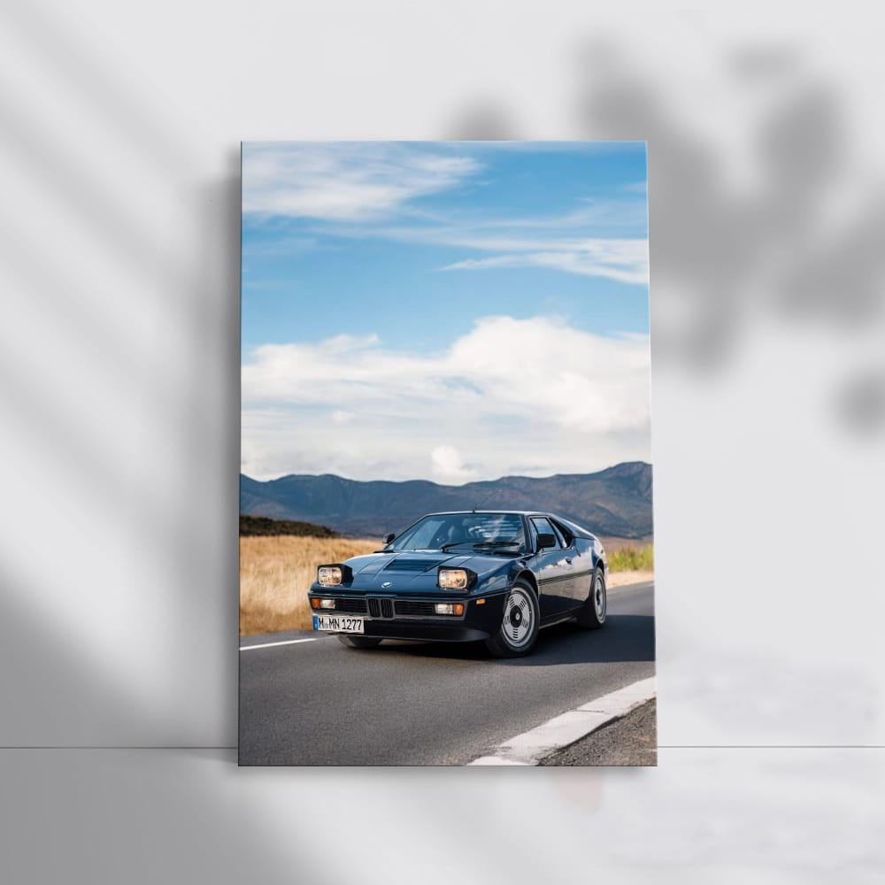 Classic Black BMW M1: Timeless Elegance in Motion
