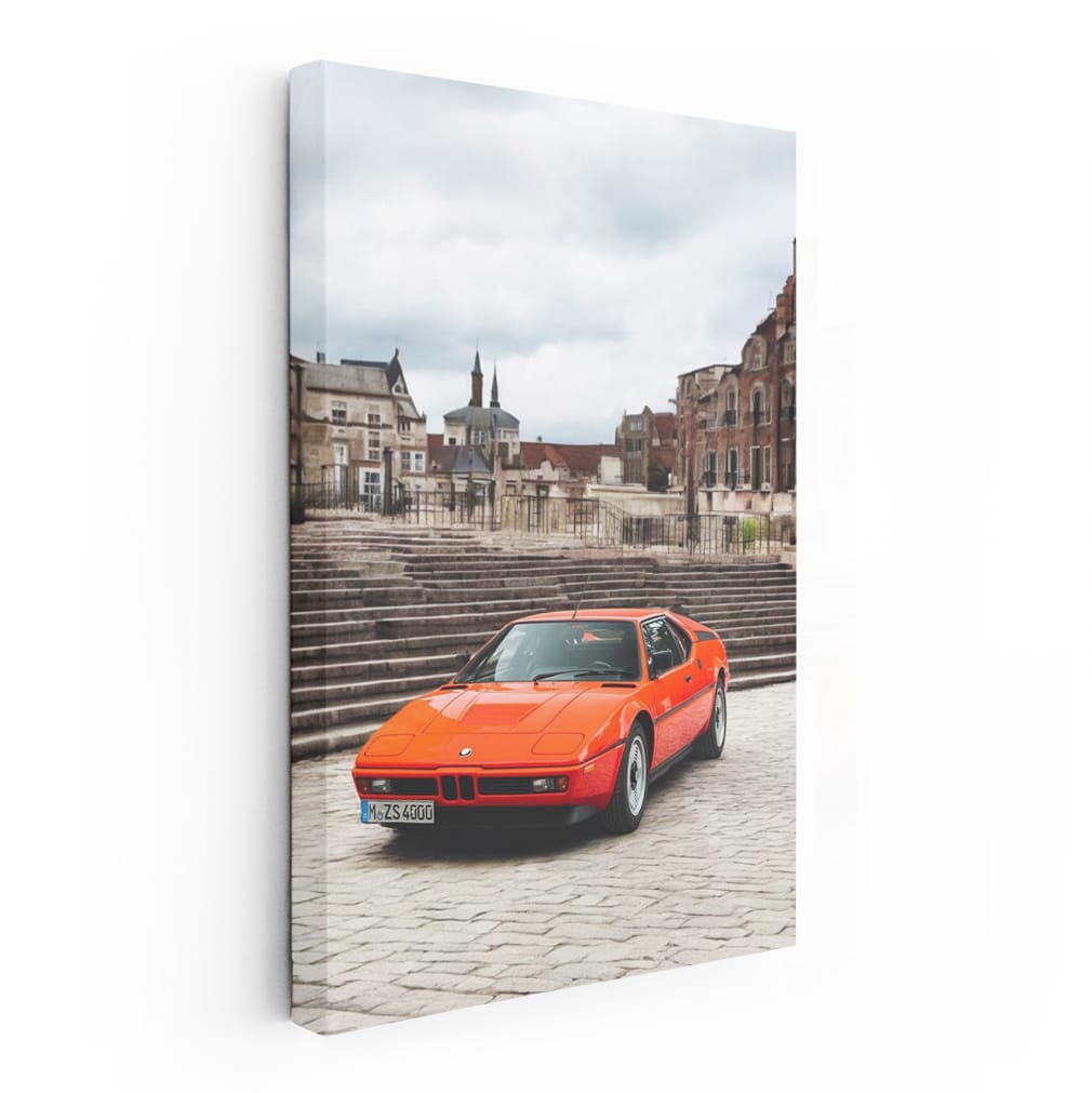 Vintage Red BMW M1 - Classic Performance Legend