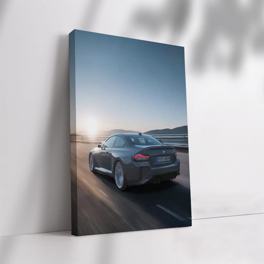 BMW M2 in Gray on Sunny Day - Sleek Performance Machine