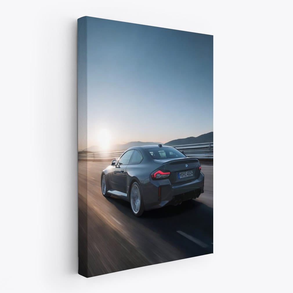 BMW M2 in Gray on Sunny Day - Sleek Performance Machine