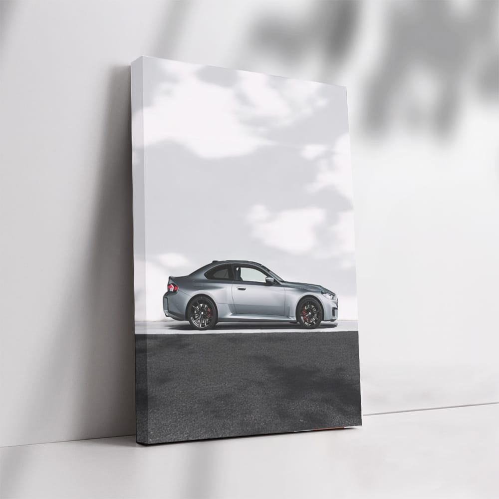 BMW M2 in Matte Grey: Sleek Minimalist Design