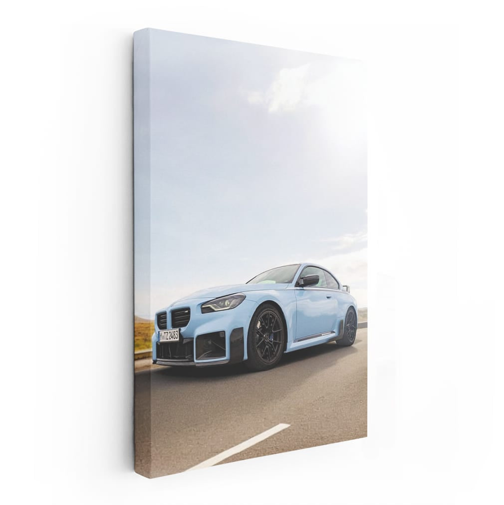 BMW M2 in Light Blue - Sleek, Sporty, and Stylish Ride