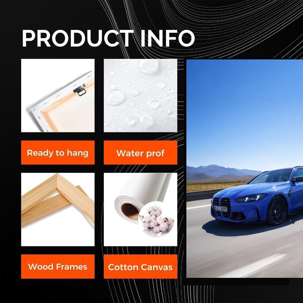 BMW M3 Competition Touring xDrive in Blue - Dynamic Elegance