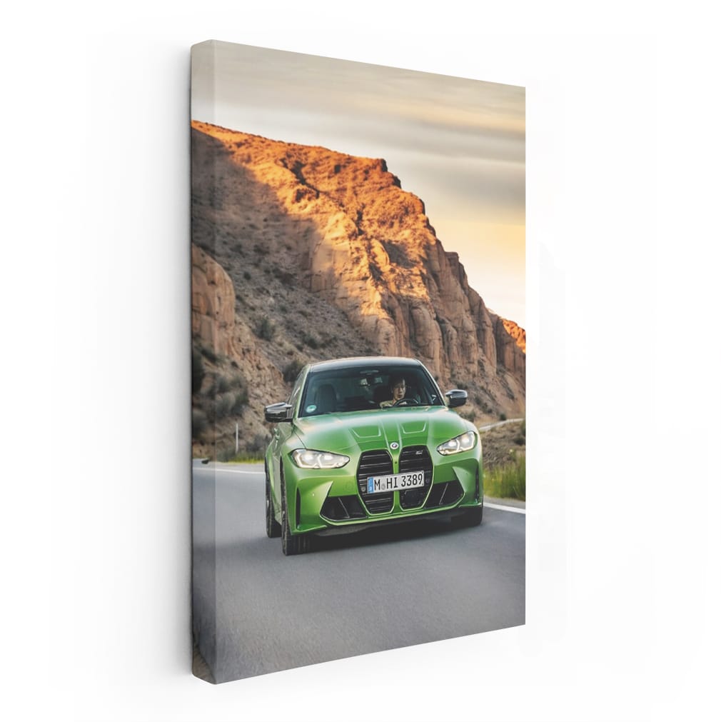 BMW G20 M3 in Green: Snake Through Mountain Roads