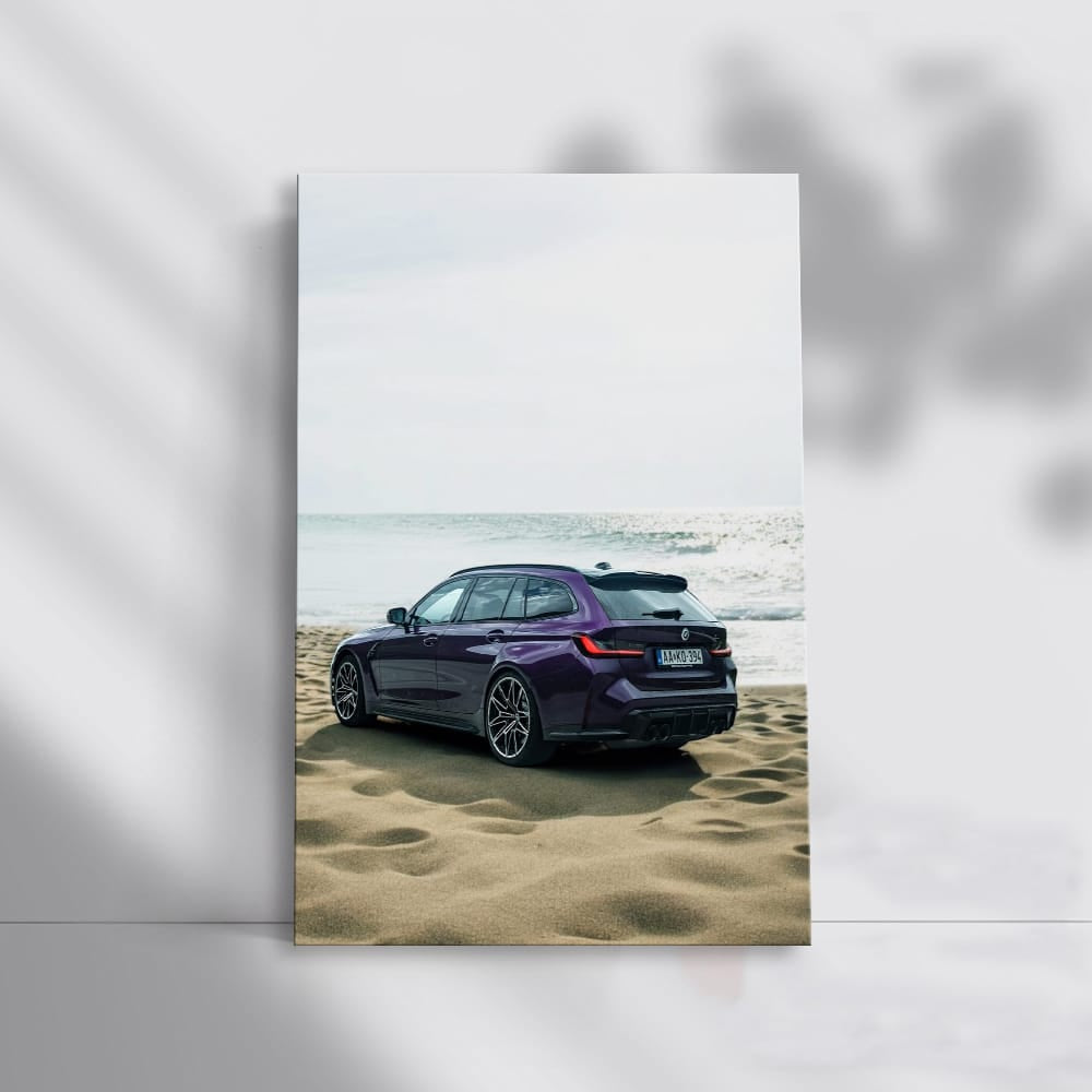 BMW M3 G81 Wagon Overlooking Ocean - Power Meets Elegance