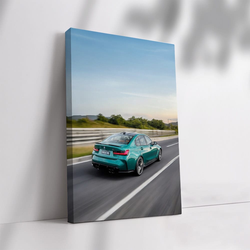 BMW M3 Green Sedan: Sleek and Powerful Driving Machine