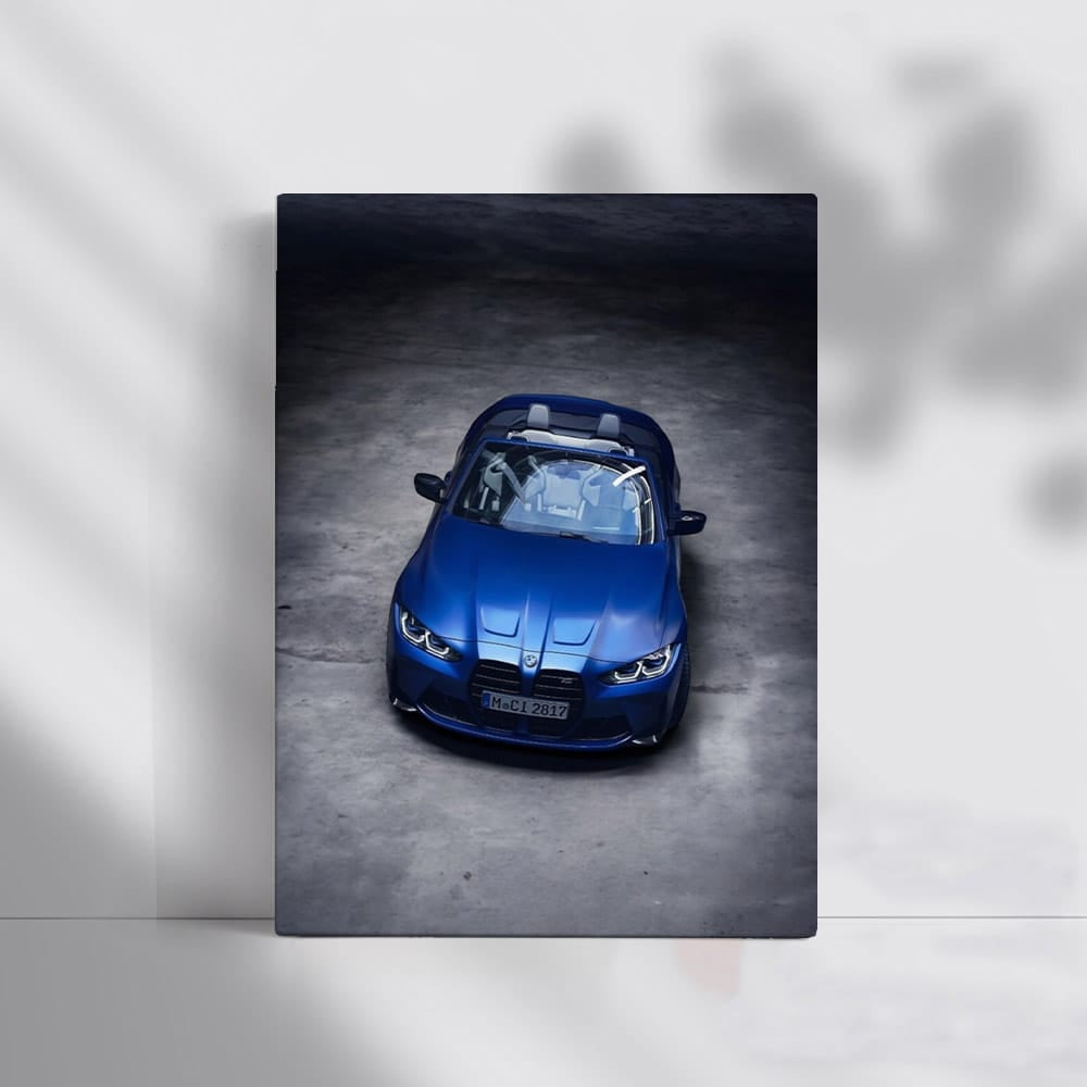 Blue BMW M4 Competition Convertible - Sleek and Powerful Ride