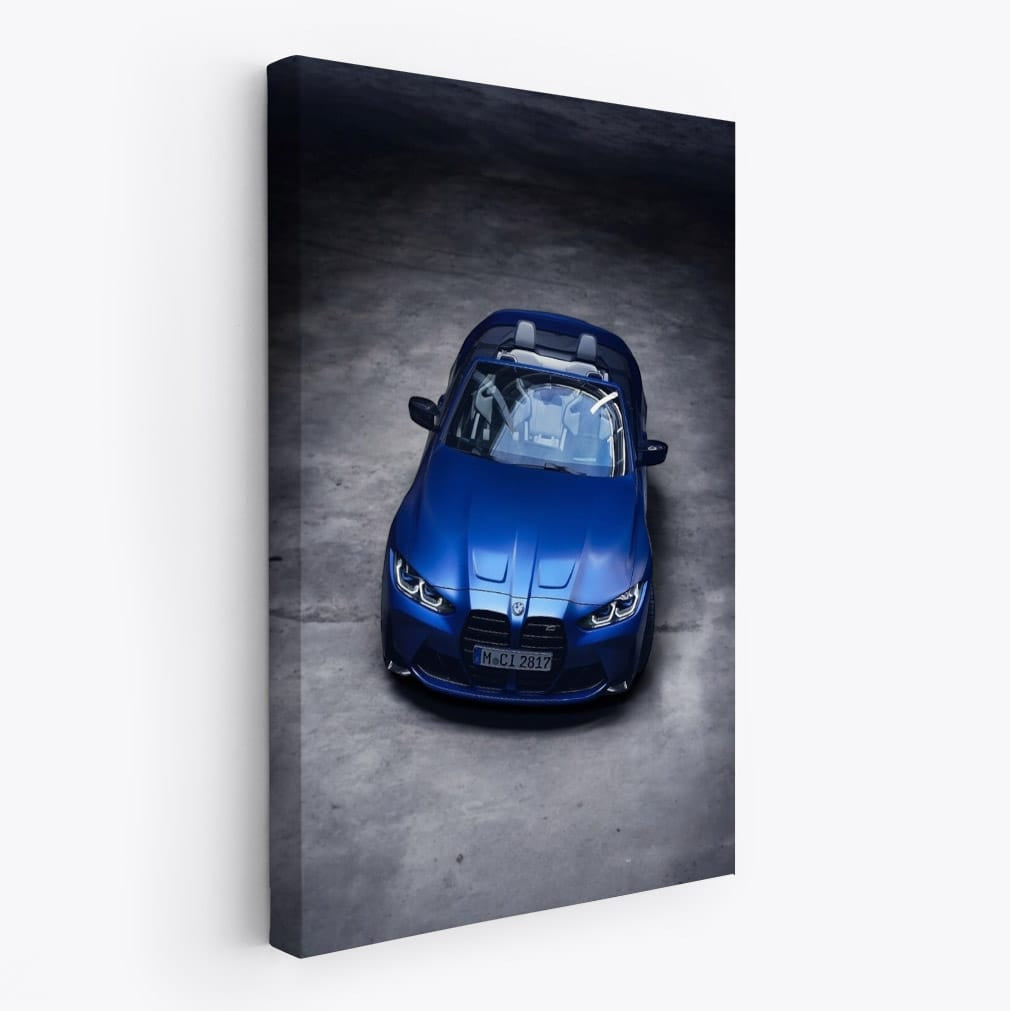 Blue BMW M4 Competition Convertible - Sleek and Powerful Ride