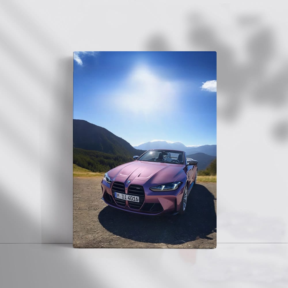 BMW M4 Competition Convertible in Velvet Orchid Metallic: Elegance Unleashed