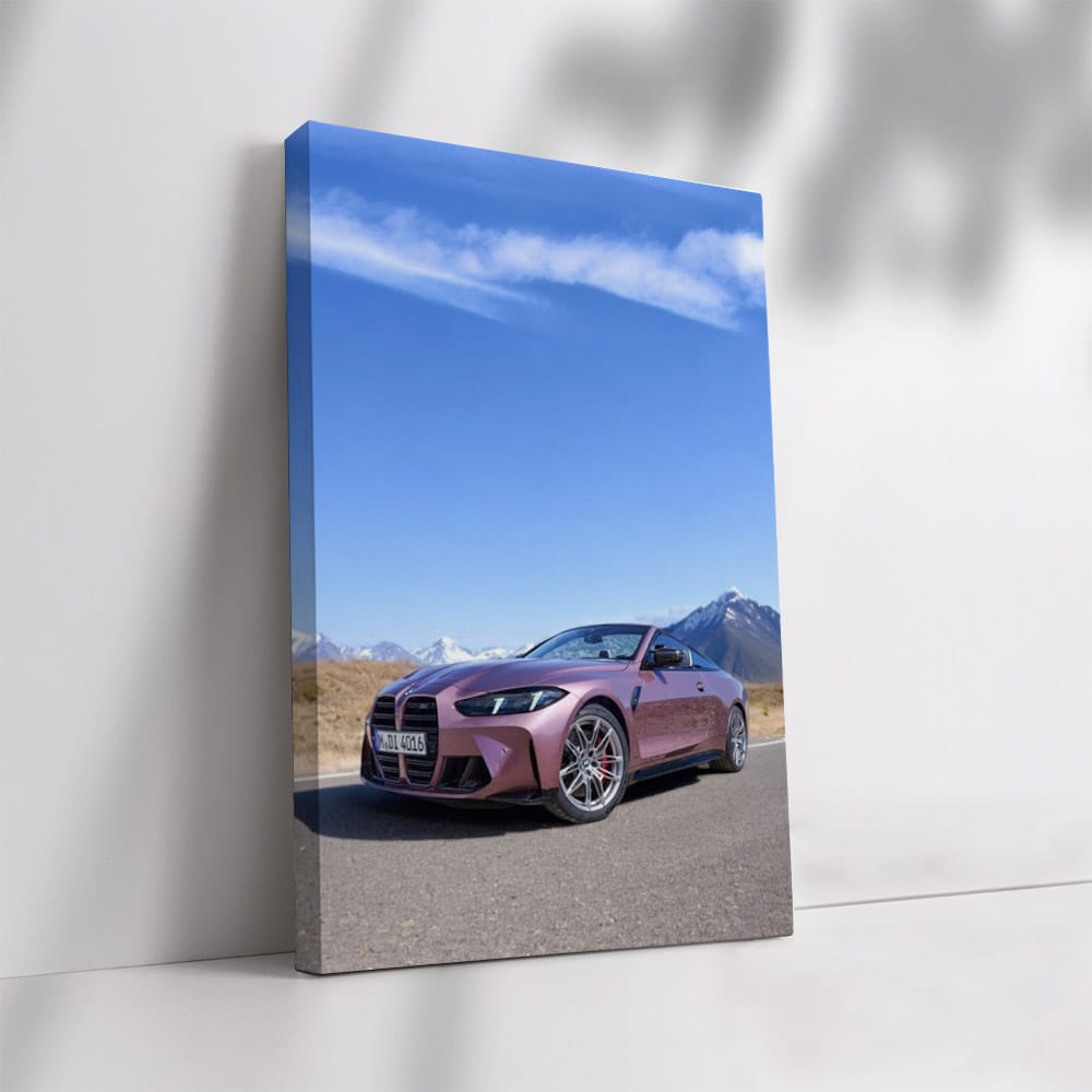 Purple BMW M4 Convertible - Stylish Elegance on Wheels