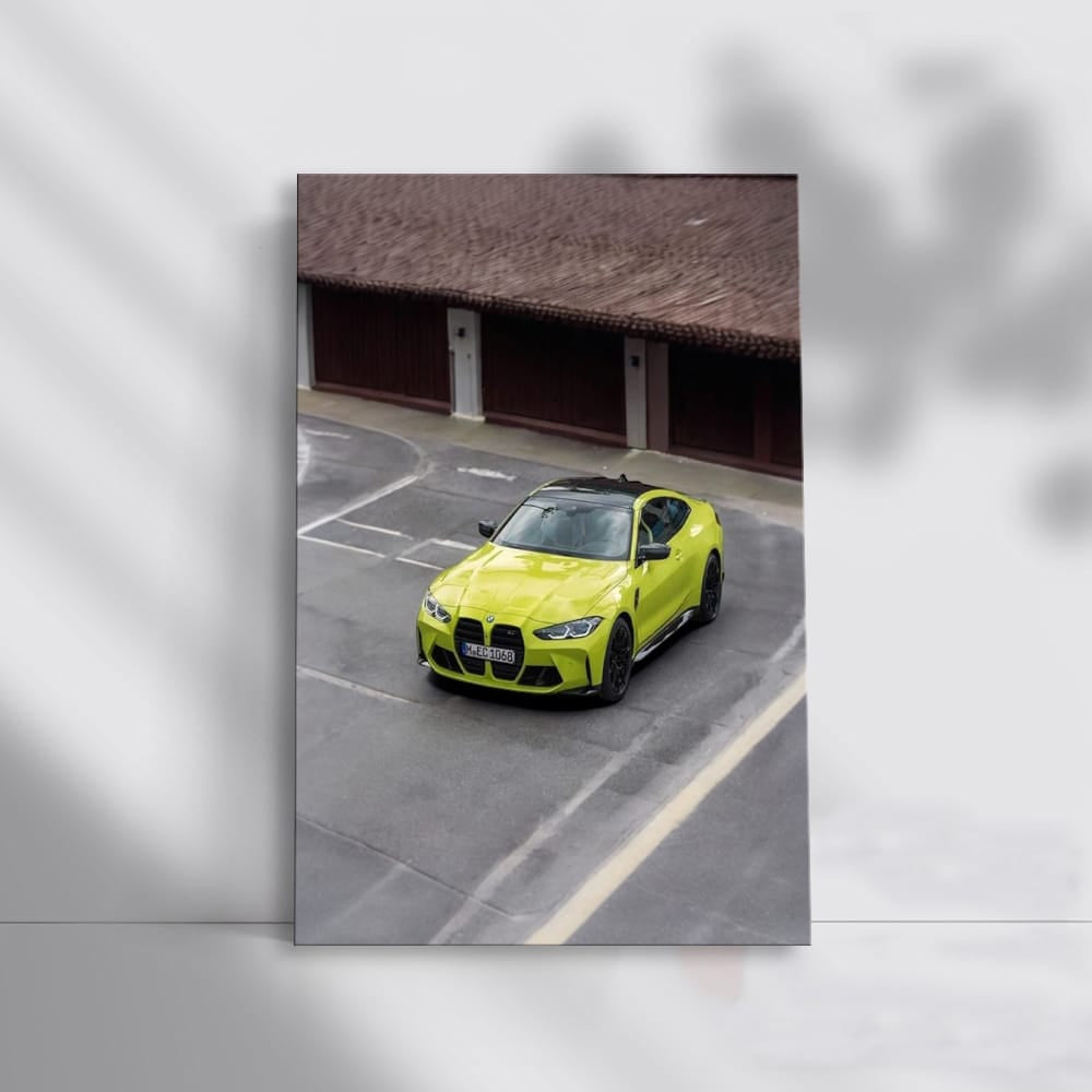 BMW M4 G82 Coupe in Lime Green - Sporty Elegance on Display