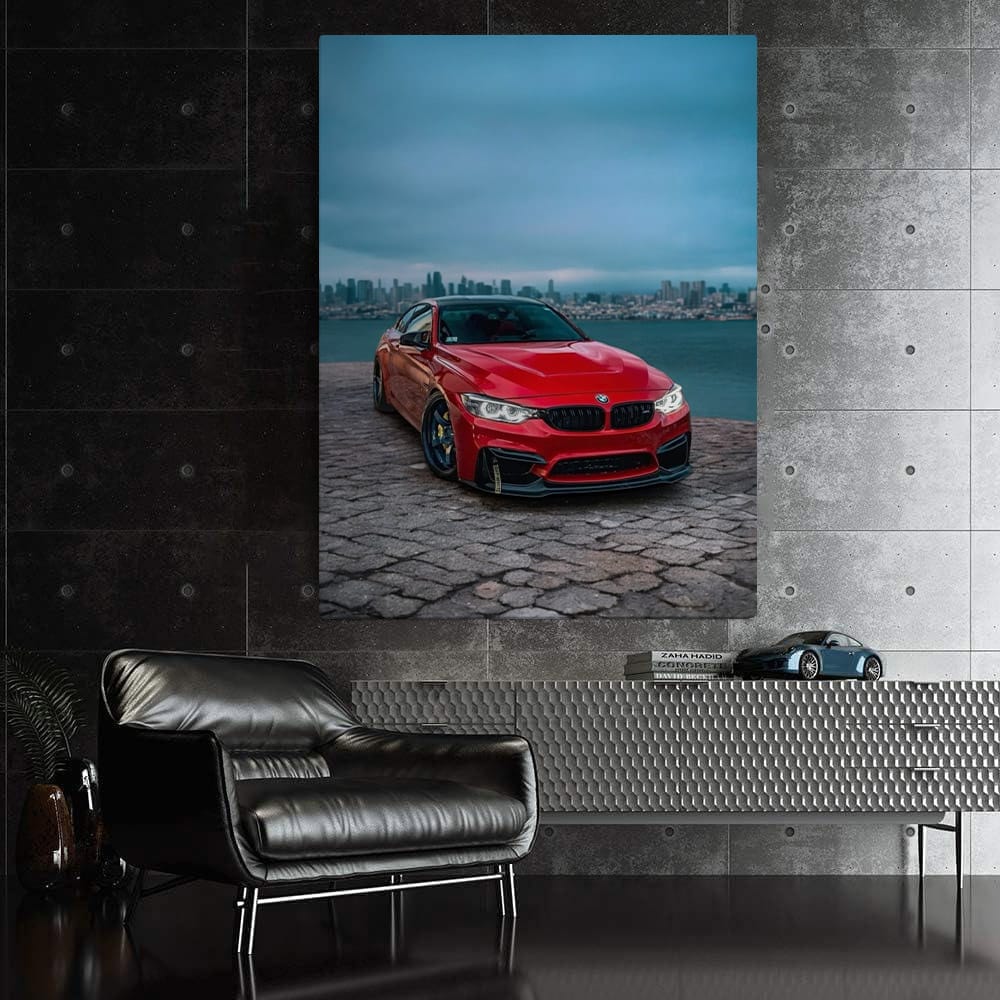 Red BMW M4 F82 - Sleek Power and Precision
