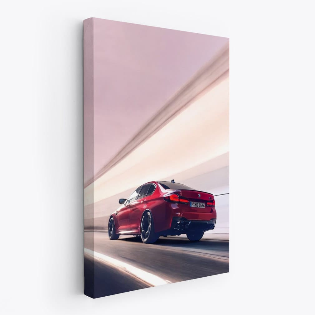 BMW M5 Competition in Red - High-Performance Precision