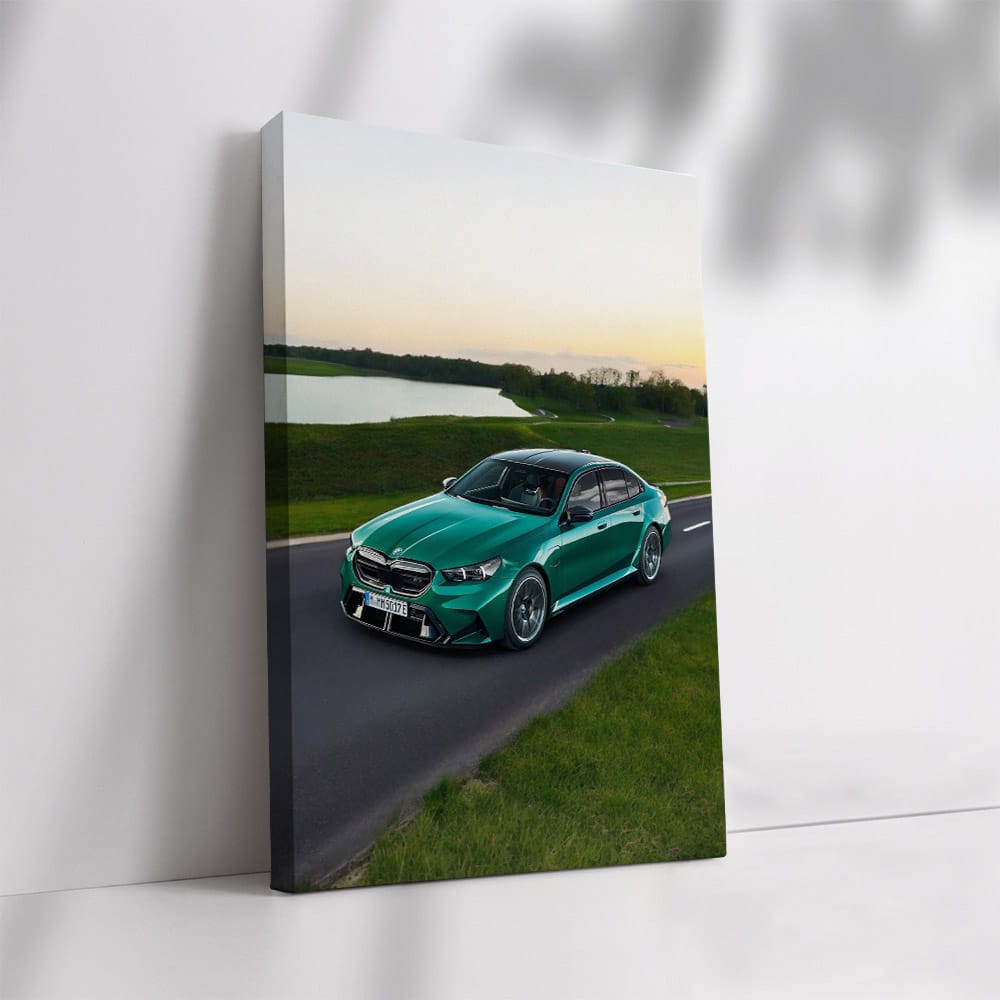 Green BMW M5 Sedan - Dynamic Luxury in Motion