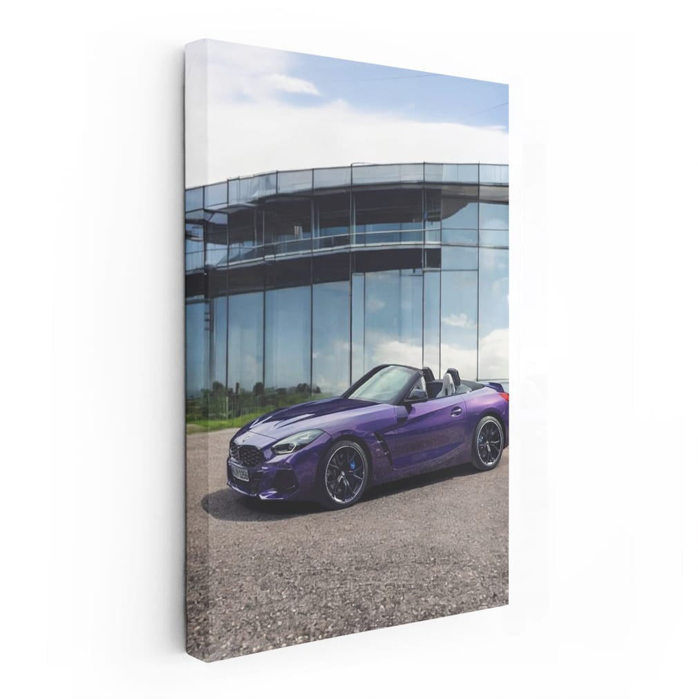 BMW Z4 in Purple: Sleek and Sporty Elegance