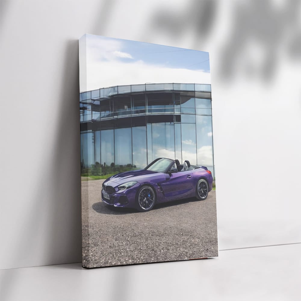 BMW Z4 in Purple: Sleek and Sporty Elegance