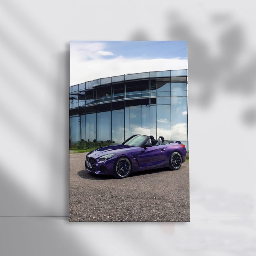 BMW Z4 in Purple: Sleek and Sporty Elegance
