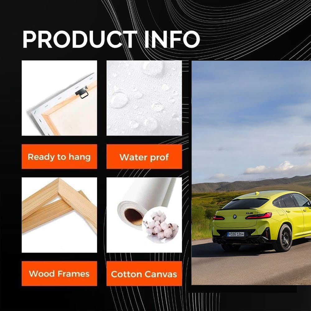 BMW X4 M Competition in Yellow - Bold and Dynamic Drive