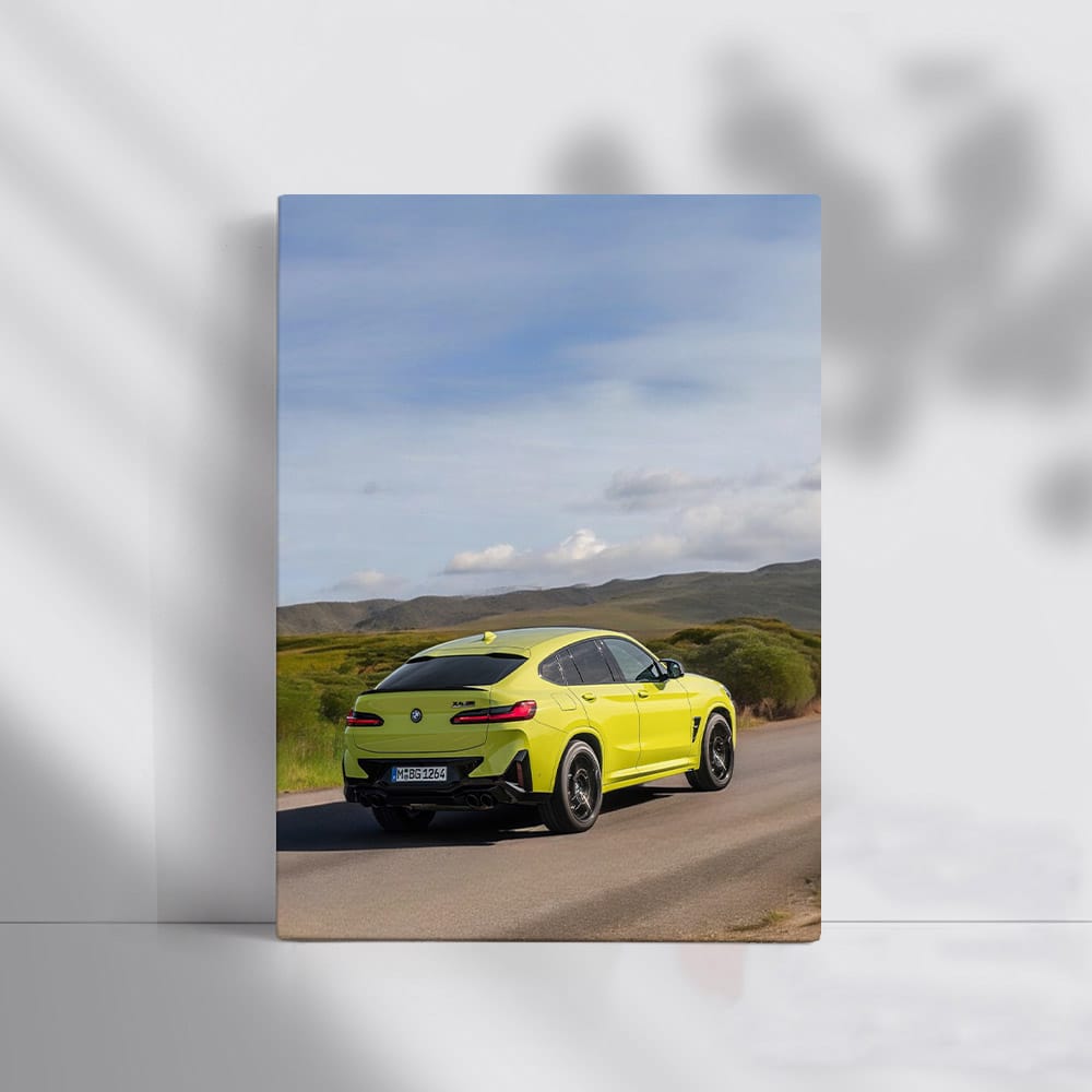 BMW X4 M Competition in Yellow - Bold and Dynamic Drive