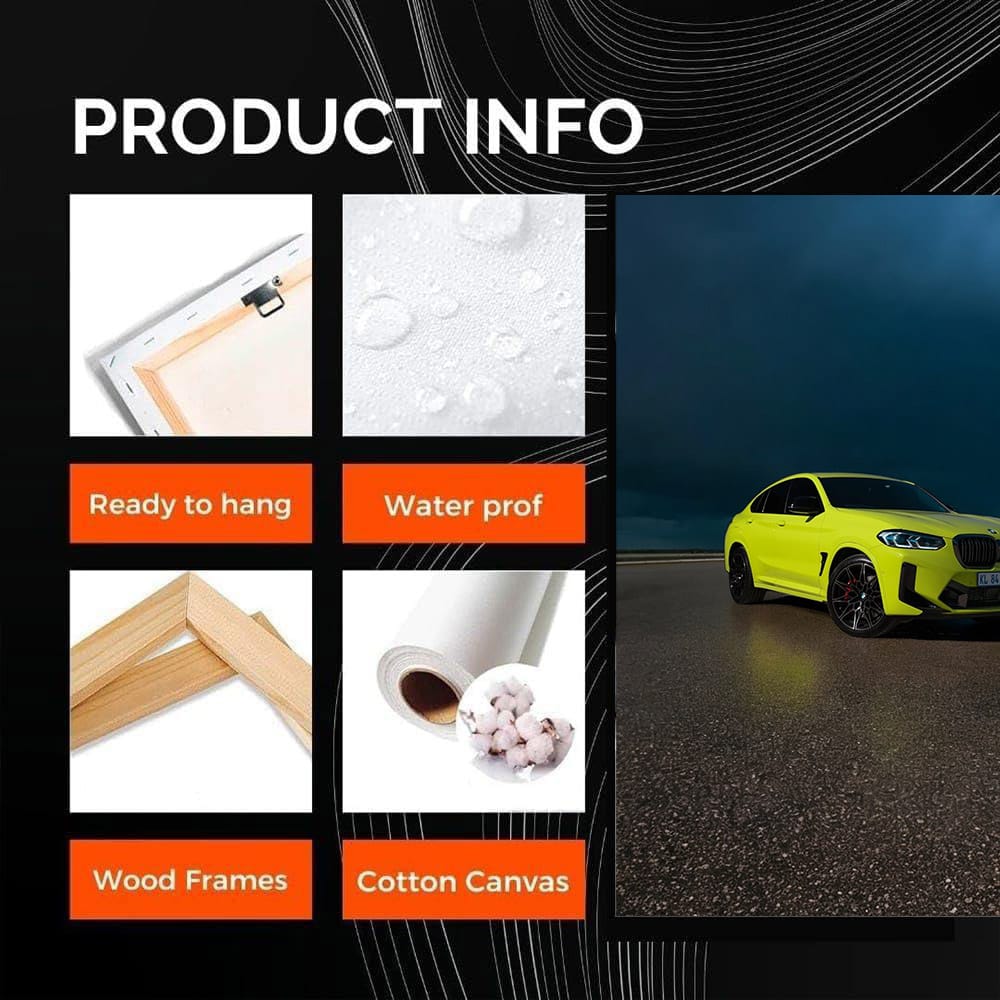 BMW X4 M in Yellow - Dynamic Elegance and Bold Performance