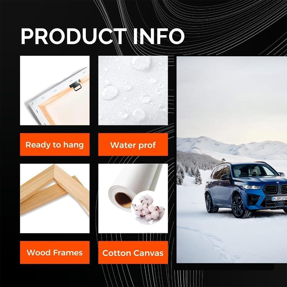 BMW X5 M Competition Blue Restyle - Power and Elegance