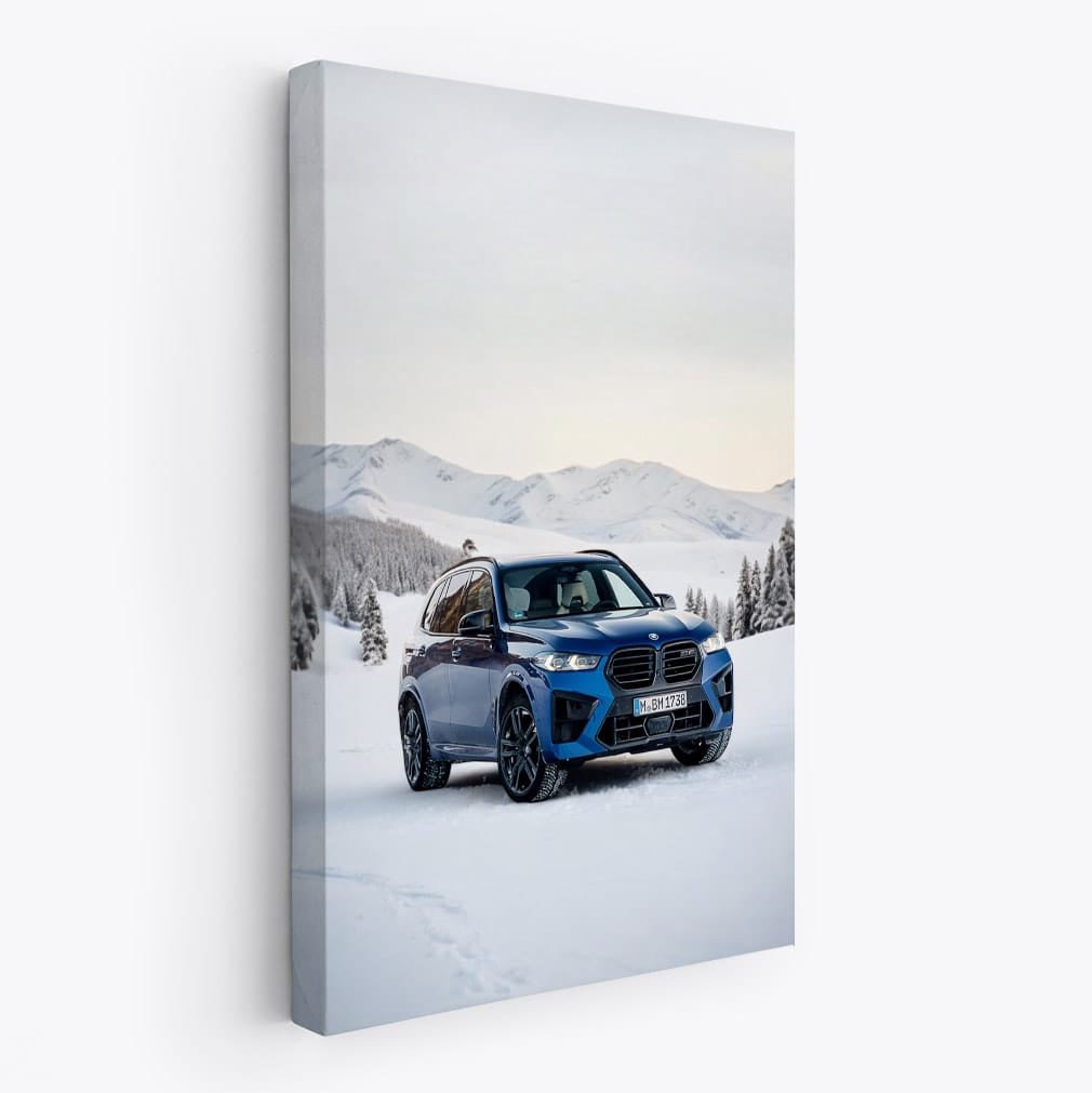 Blue BMW X5 M Competition - Power and Performance Unleashed