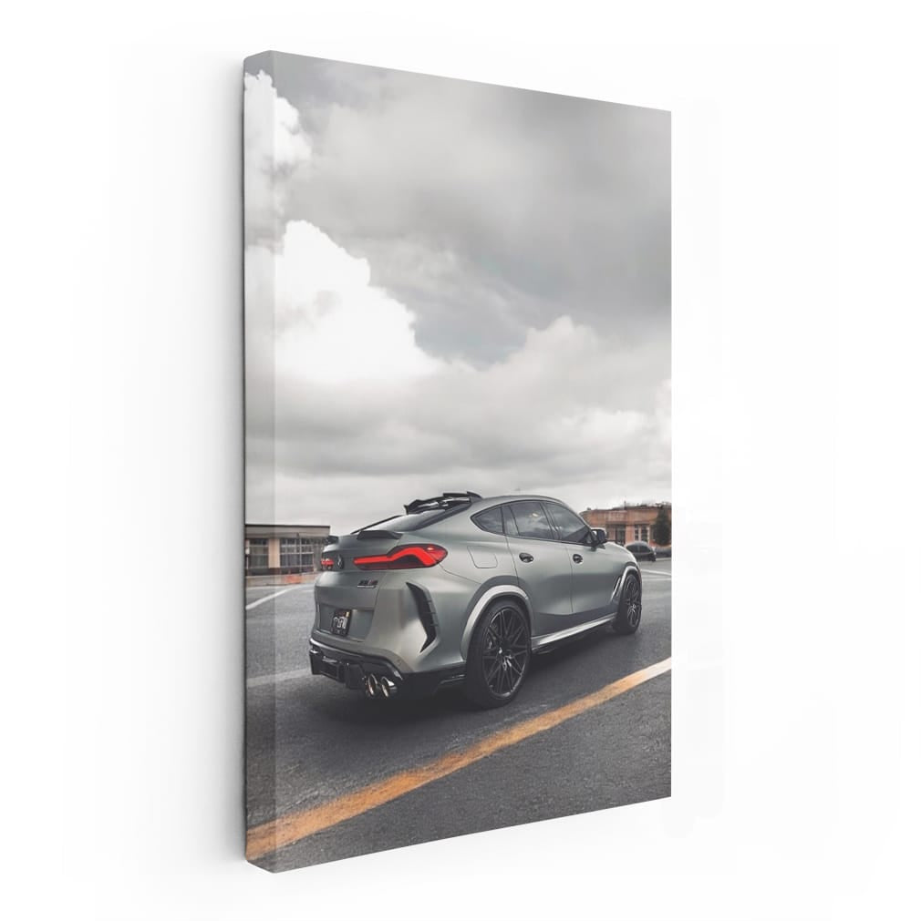 Sleek Grey BMW X6 - Dynamic Elegance in Motion