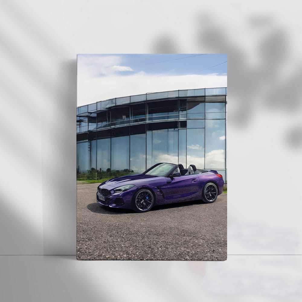 Purple BMW Z4: Sleek Style and Sporty Elegance