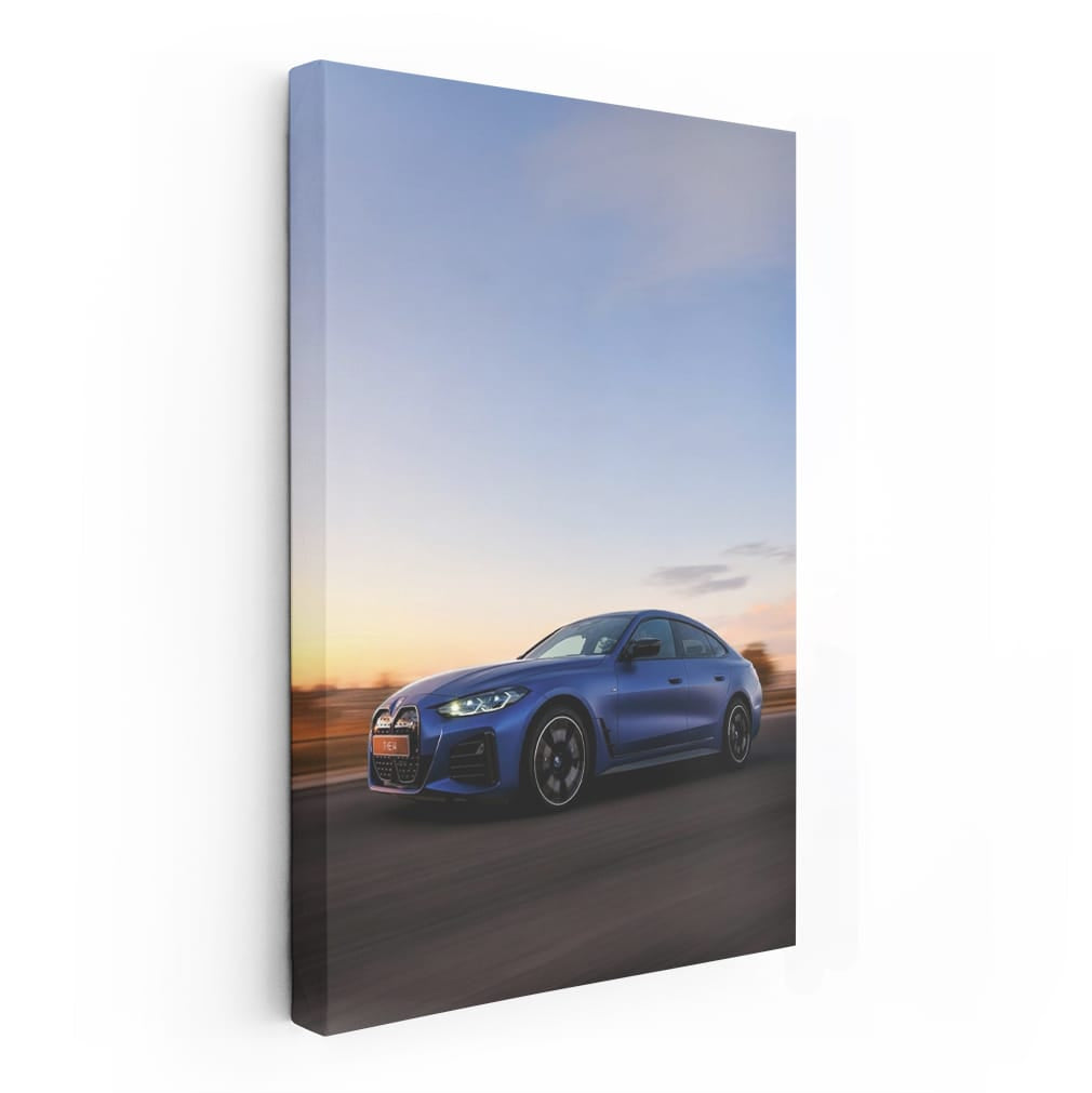 BMW i4 M50 in Motion - Blue Streak of Innovation
