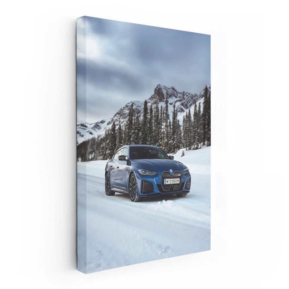 BMW i4 M50 in Blue - Dynamic Elegance in Motion