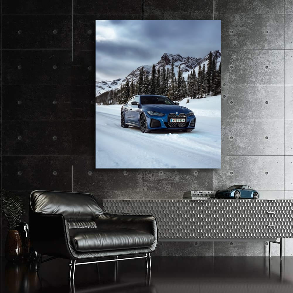 BMW i4 M50 in Blue - Dynamic Elegance in Motion