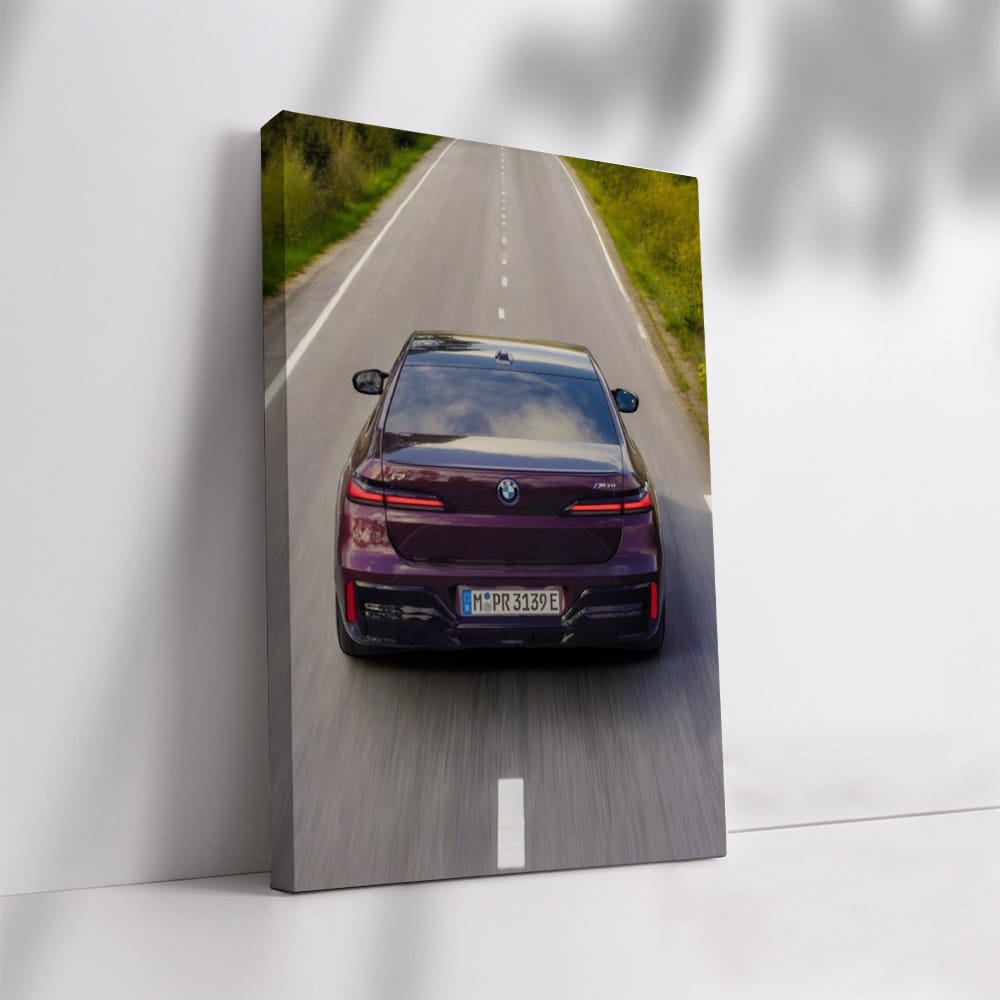 Purple BMW i7 M70 xDrive - Luxury Meets Power in Style