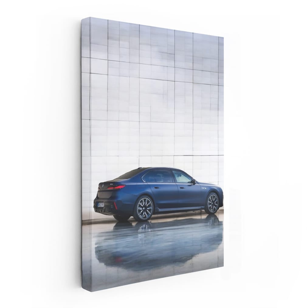 BMW i7 Car in Unique Color - Luxury Electric Sedan