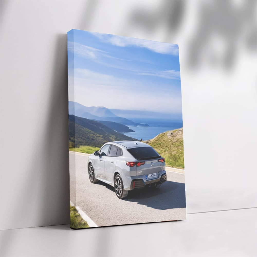 BMW iX2 Grey Rear View - Sleek and Sophisticated Design