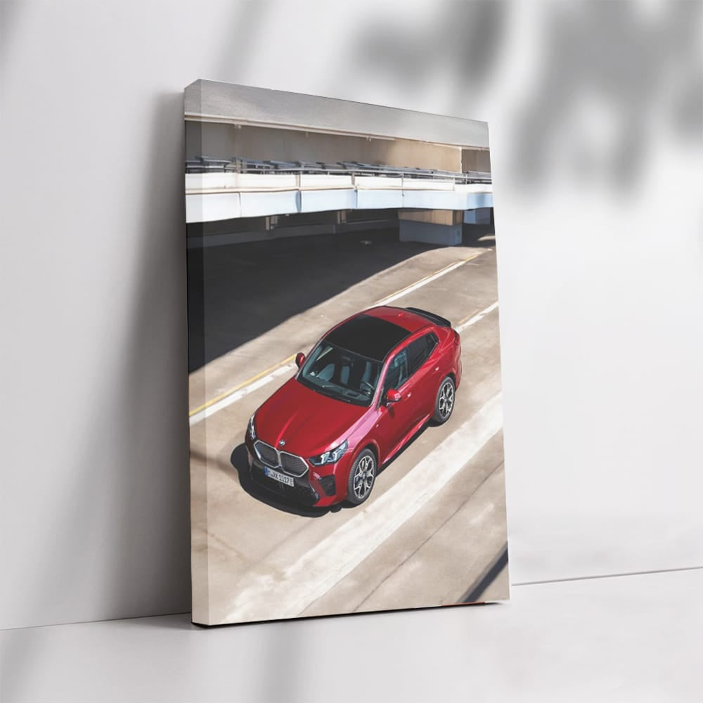 Dynamic Red BMW iX2 - Unleash Power of Innovation